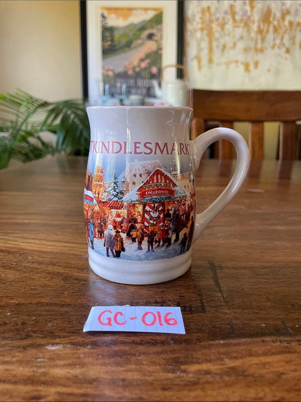$13 or 2/20! Nurnberger German Gluehwein Mug Christmas Night Market